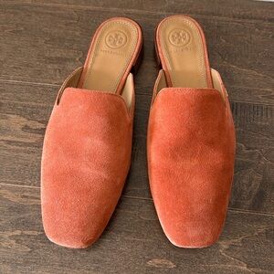 Tory Burch Suede Mules 8 1/2M